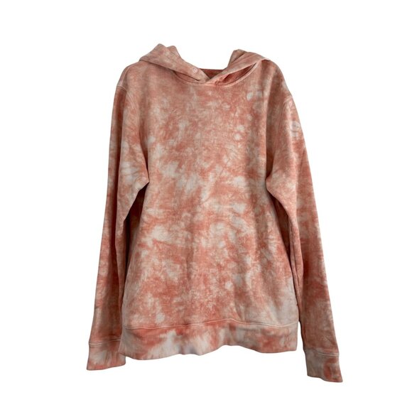 Outerknown Salmon Tie Dye Pullover Hoodie Sweatshirt Mens Size Small